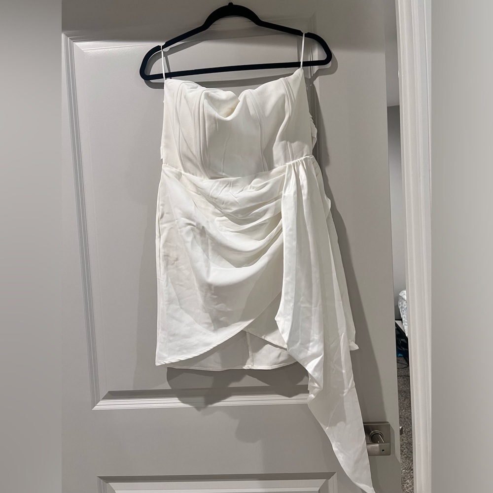 Never worn white mini dress